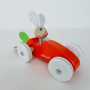 Janod Lapin Bunny Car Toy